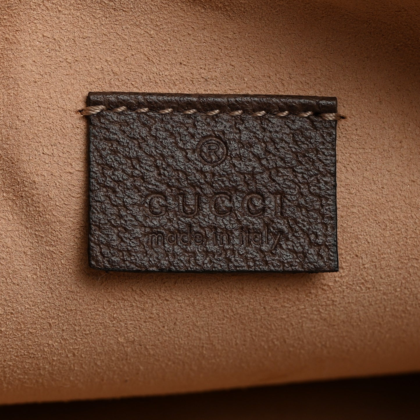 GG Supreme Monogram Large Ophidia Pouch Clutch Brown