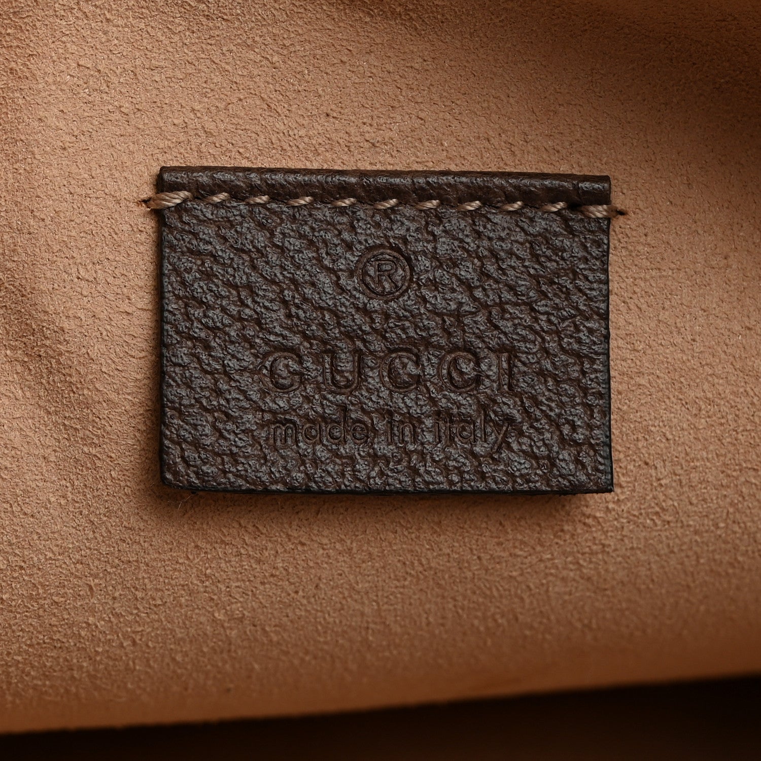 Gucci GG Supreme Monogram Large Ophidia Pouch Clutch Brown 6 of 7