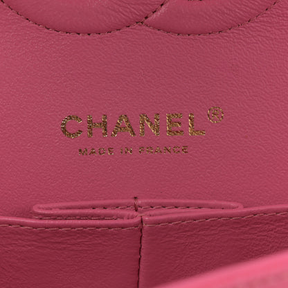 Chanel Caviar Quilted Medium Double Flap Pink 6 of 13