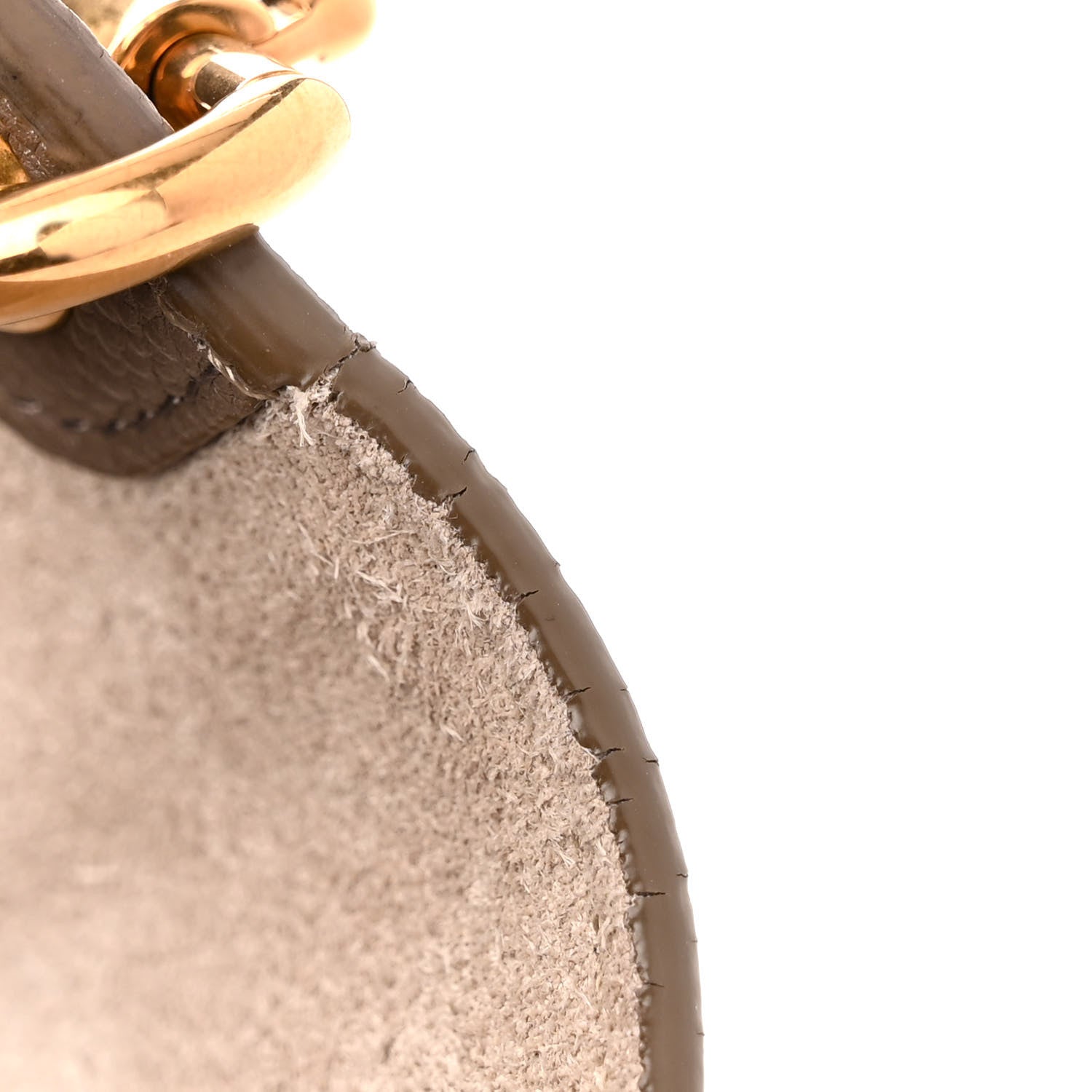 Celine Soft Grained Calfskin Sangle Bucket Bag Taupe 12 of 14