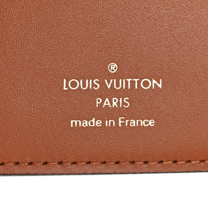 Louis Vuitton Monogram Flower Lock Compact Wallet Caramel 6 of 8
