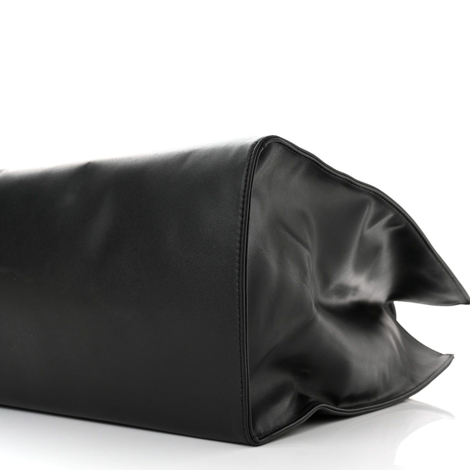 Telfar Vegan Leather Large Shopping Bag Black 10 of 11