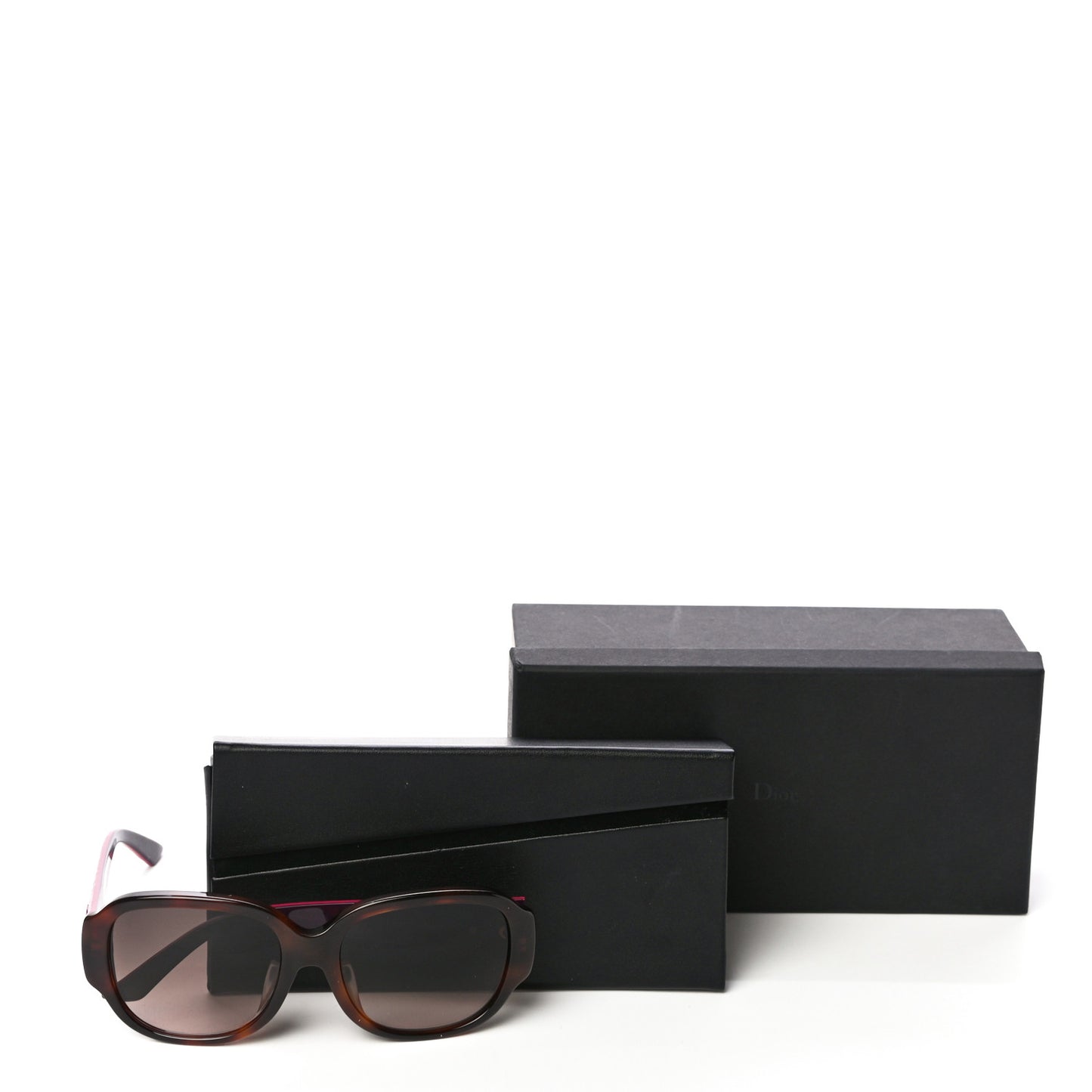 Resin Cannage Lady Dior 2 Sunglasses Havana Pink