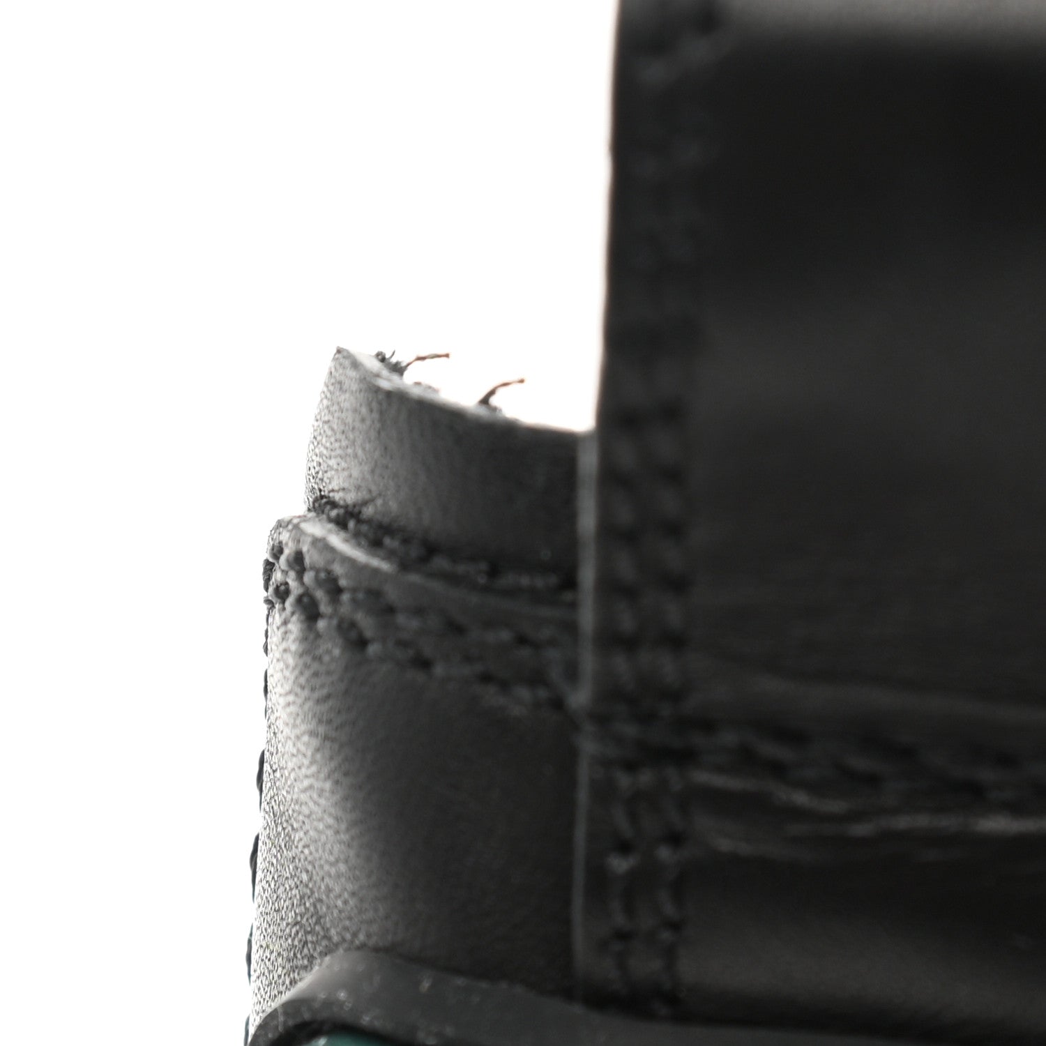 Gucci Calfskin Logo Mens Lug Sole Chelsea Ankle Boots 9 Black 11 of 12
