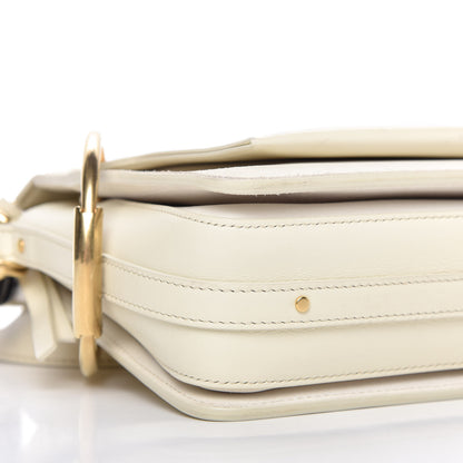 Chloe Calfskin Medium Roy Bag Natural White 6 of 10