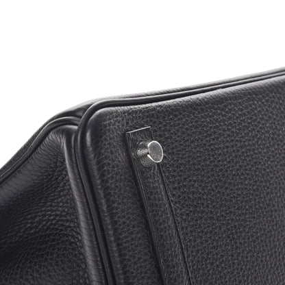 Hermes Taurillon Clemence Birkin 30 Black 27 of 28