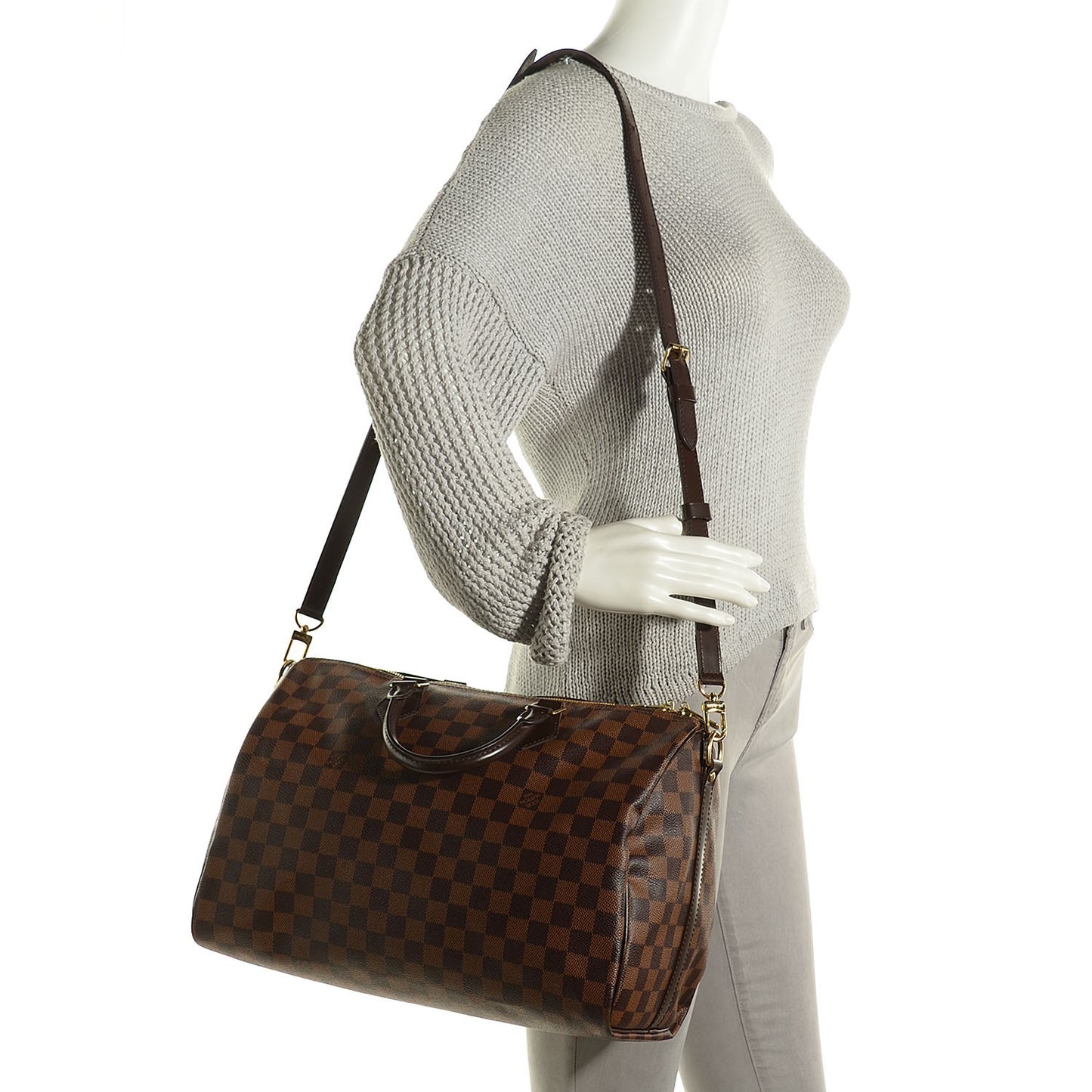 Damier Ebene Speedy Bandouliere 35