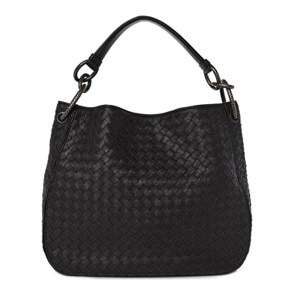 Bottega Veneta Nappa Intrecciato Small Loop Ebano 2 of 9
