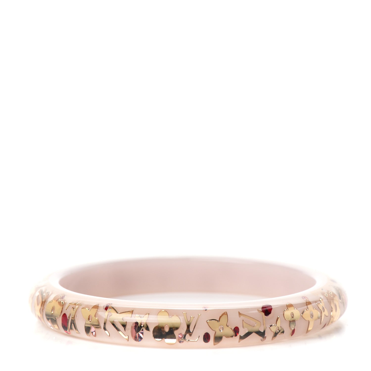 Louis Vuitton Resin Swarovski Inclusion Bracelet PM Parme 1 of 4