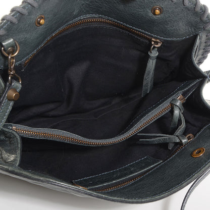 Balenciaga Agneau Giant Stitch Shoulder Bag Anthracite 5 of 10