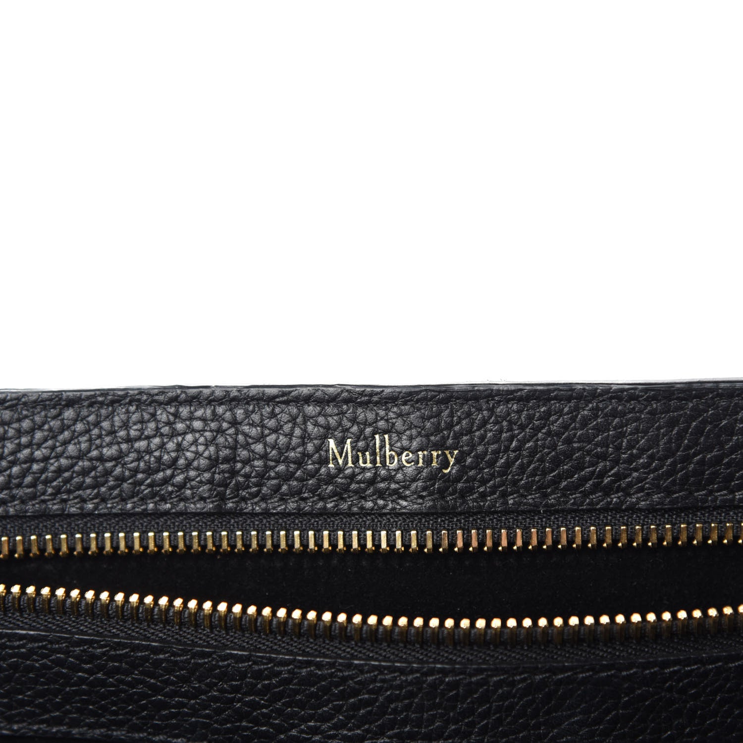 Mulberry Small Classic Grain Bayswater Black 8 of 9