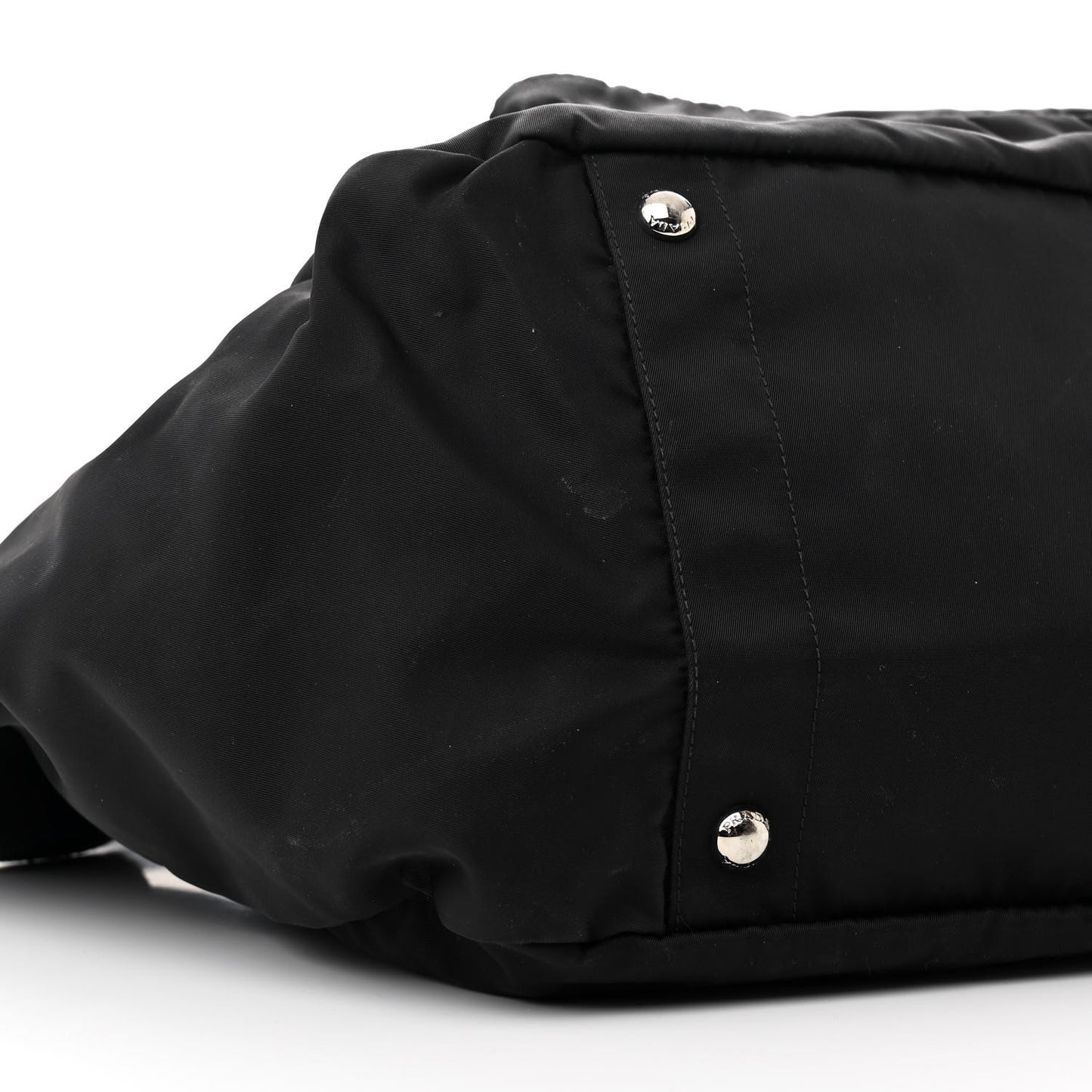 Tessuto Nylon Vela Diaper Bag Black