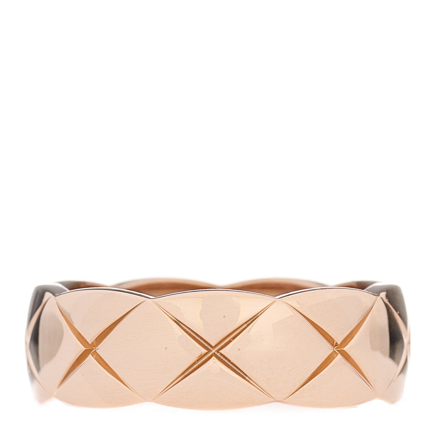 Chanel 18K Beige Gold Small Coco Crush Ring 55 7.25 1 of 9