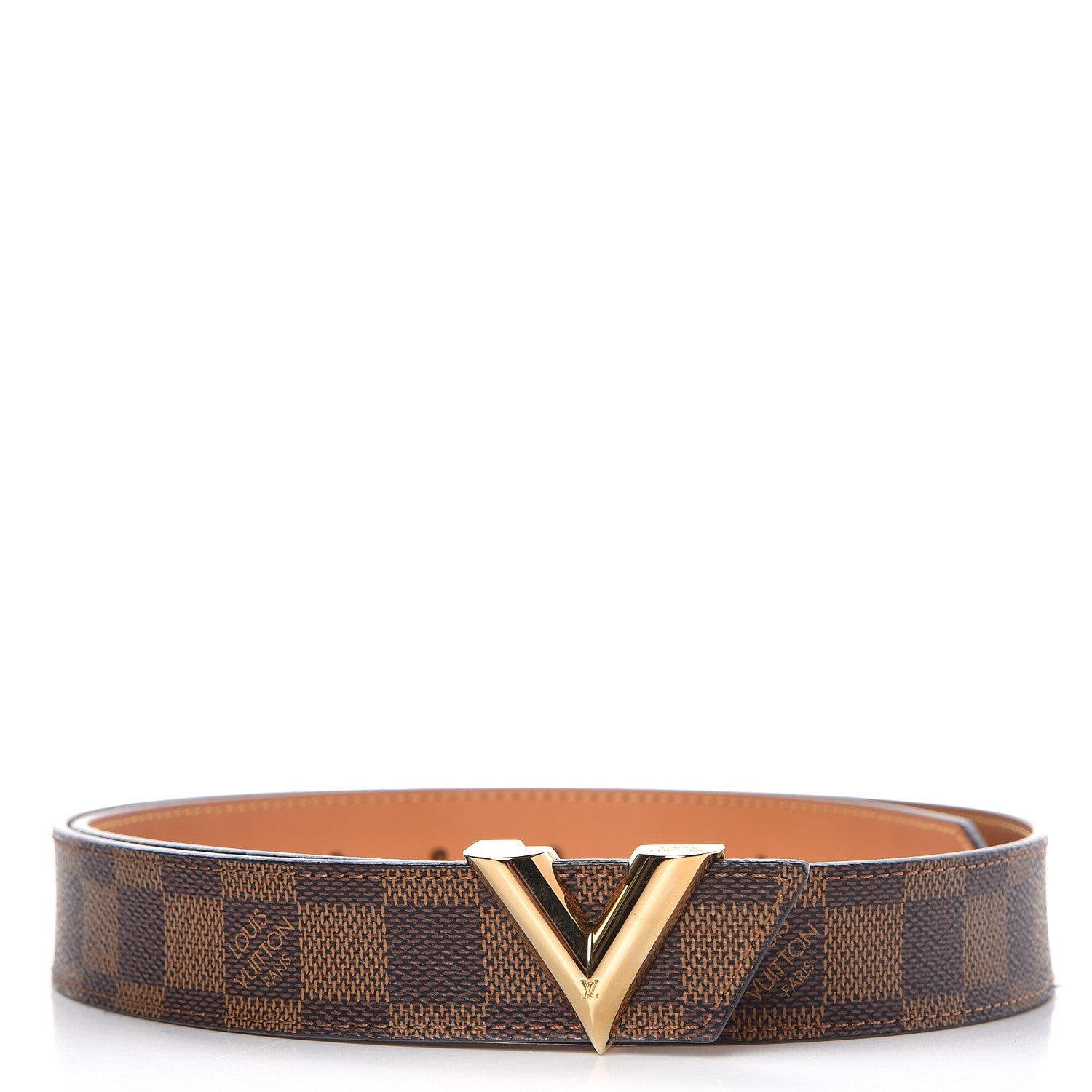 Louis Vuitton Damier Ebene 30mm Essential V Belt 90 36 1 of 8