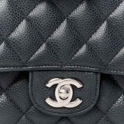 Chanel Caviar Quilted Medium Double Flap Black 9 of 12
