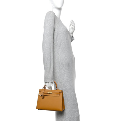 Hermes Epsom Kelly Sellier 25 Sesame 3 of 11
