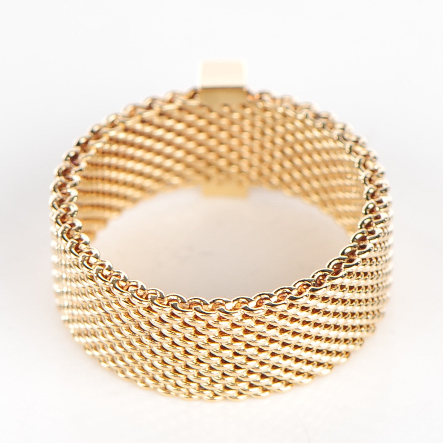 Tiffany 18K Yellow Gold 4 Diamond Somerset Ring 5.75 3 of 4