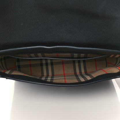 Burberry Grainy Calfskin Note Crossbody Bag Black 5 of 7