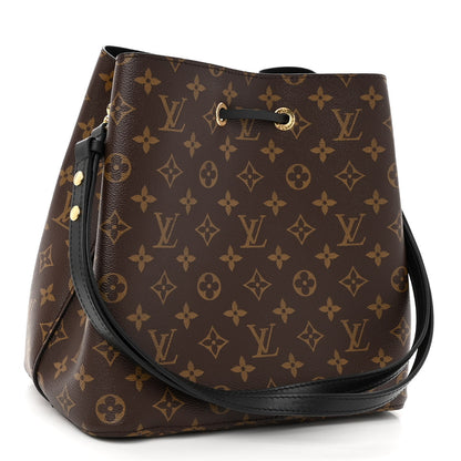 Louis Vuitton Monogram Neonoe MM Black 3 of 9