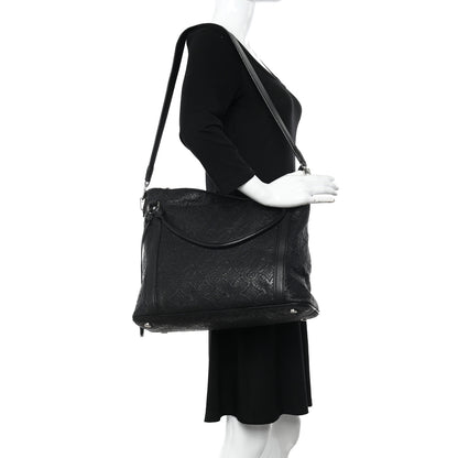 Louis Vuitton Monogram Lambskin Antheia IXIA MM Black 2 of 15