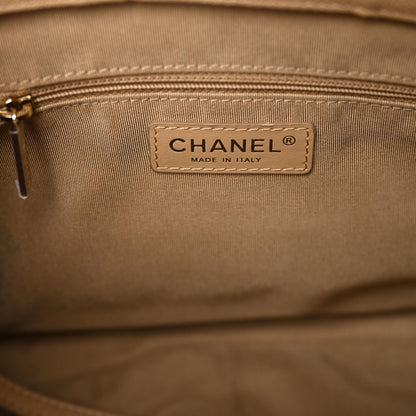 Chanel Caviar Quilted Rolled Up Tote Beige 8 of 10