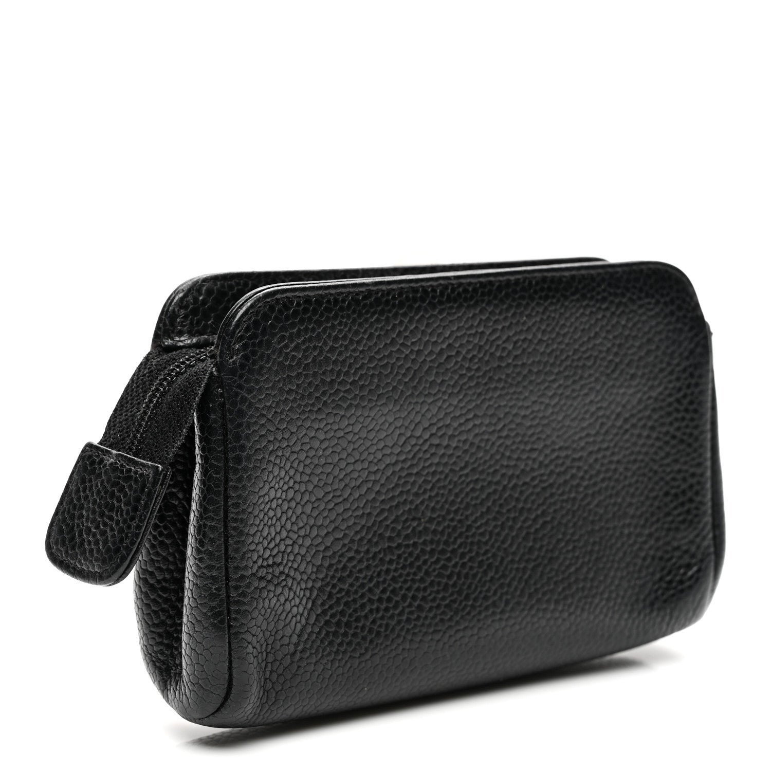 Chanel Caviar Timeless CC Cosmetic Pouch Black 3 of 8