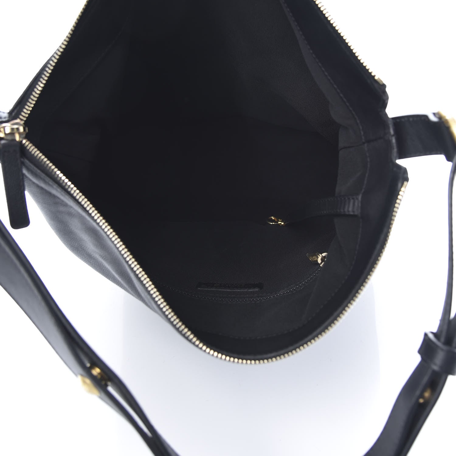 Chanel Grained Calfskin Quilted Casual Style Hobo Black 5 of 10