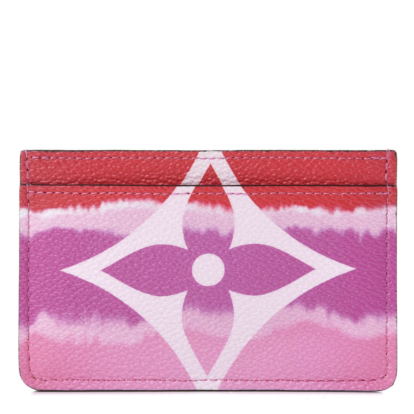 Monogram Escale Card Holder Rouge
