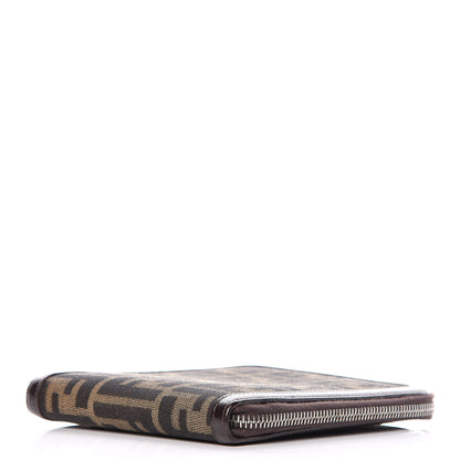 Fendi Zucca Zip Around Pouch Tobacco 4 of 6