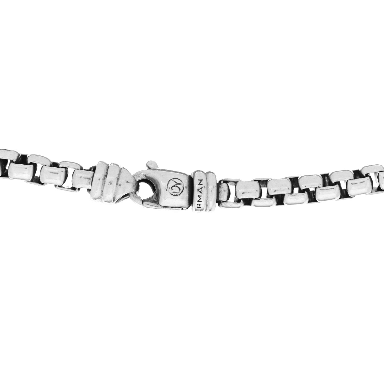 David Yurman Sterling Silver 5mm Box Chain Necklace 22" 4 of 4