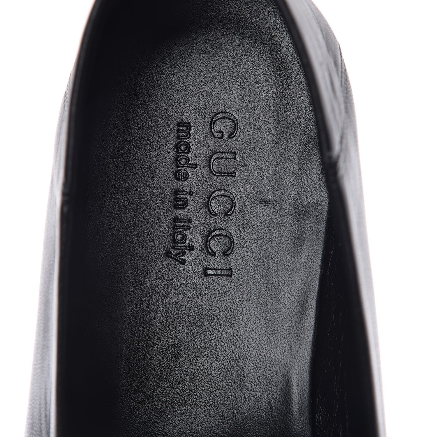 Gucci Lambskin Mens Brixton Horsebit Loafers 7.5 Black 7 of 9