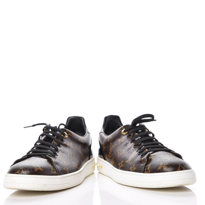 Louis Vuitton Patent Monogram Frontrow Sneakers 42 6 of 11