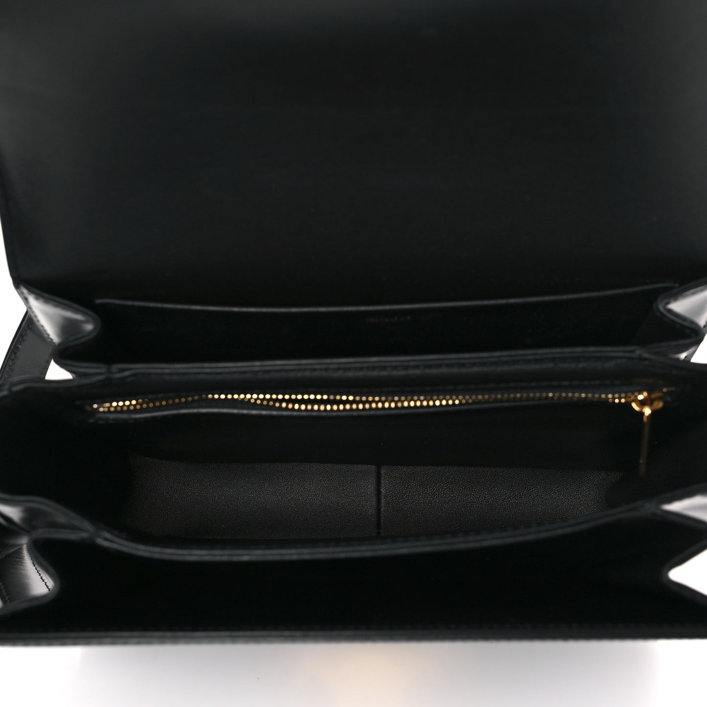 Shiny Calfskin Medium Triomphe Black