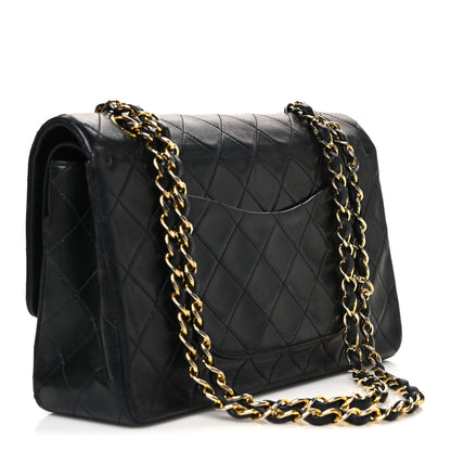 Chanel Lambskin Quilted Medium Double Flap Black 3 of 13