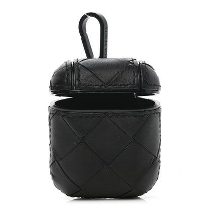 Bottega Veneta Nappa Intrecciato Airpods Case Black 1 of 4
