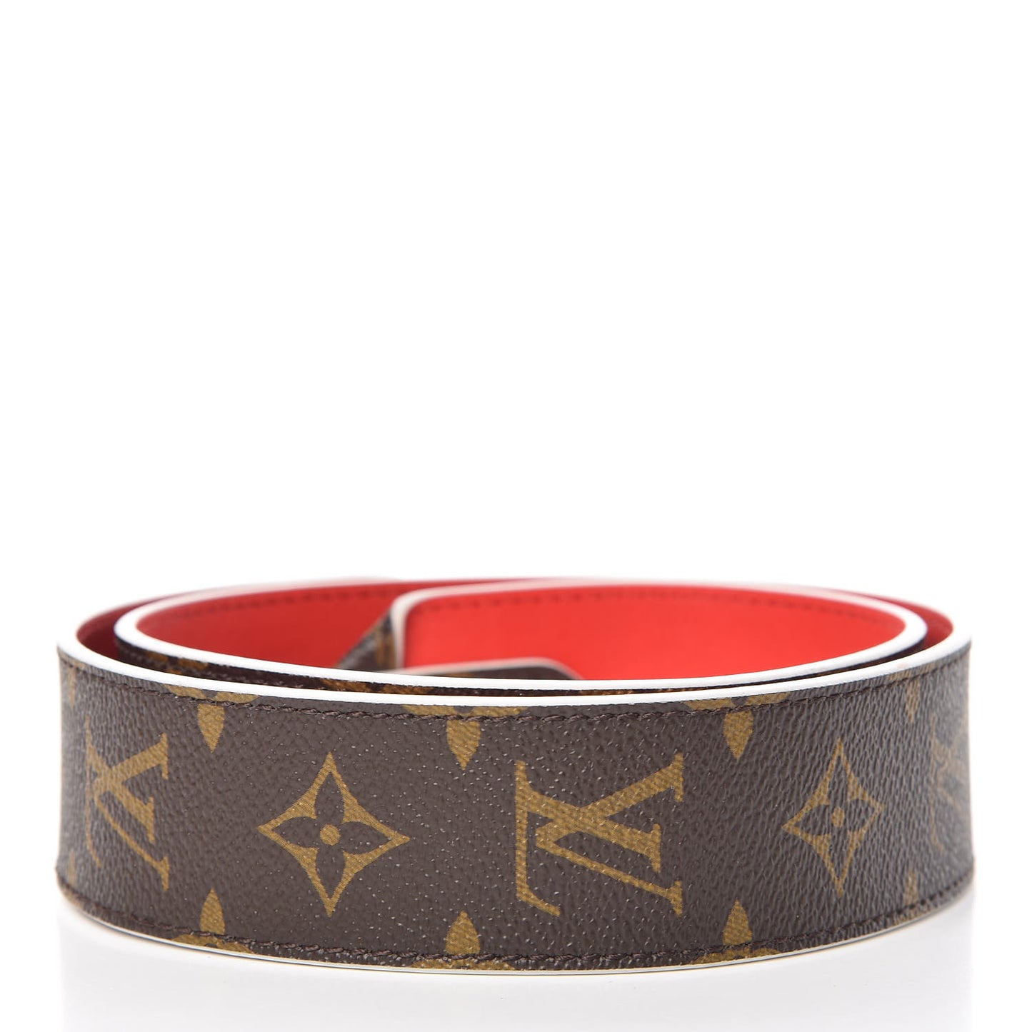 Monogram Bandouliere Shoulder Strap Red