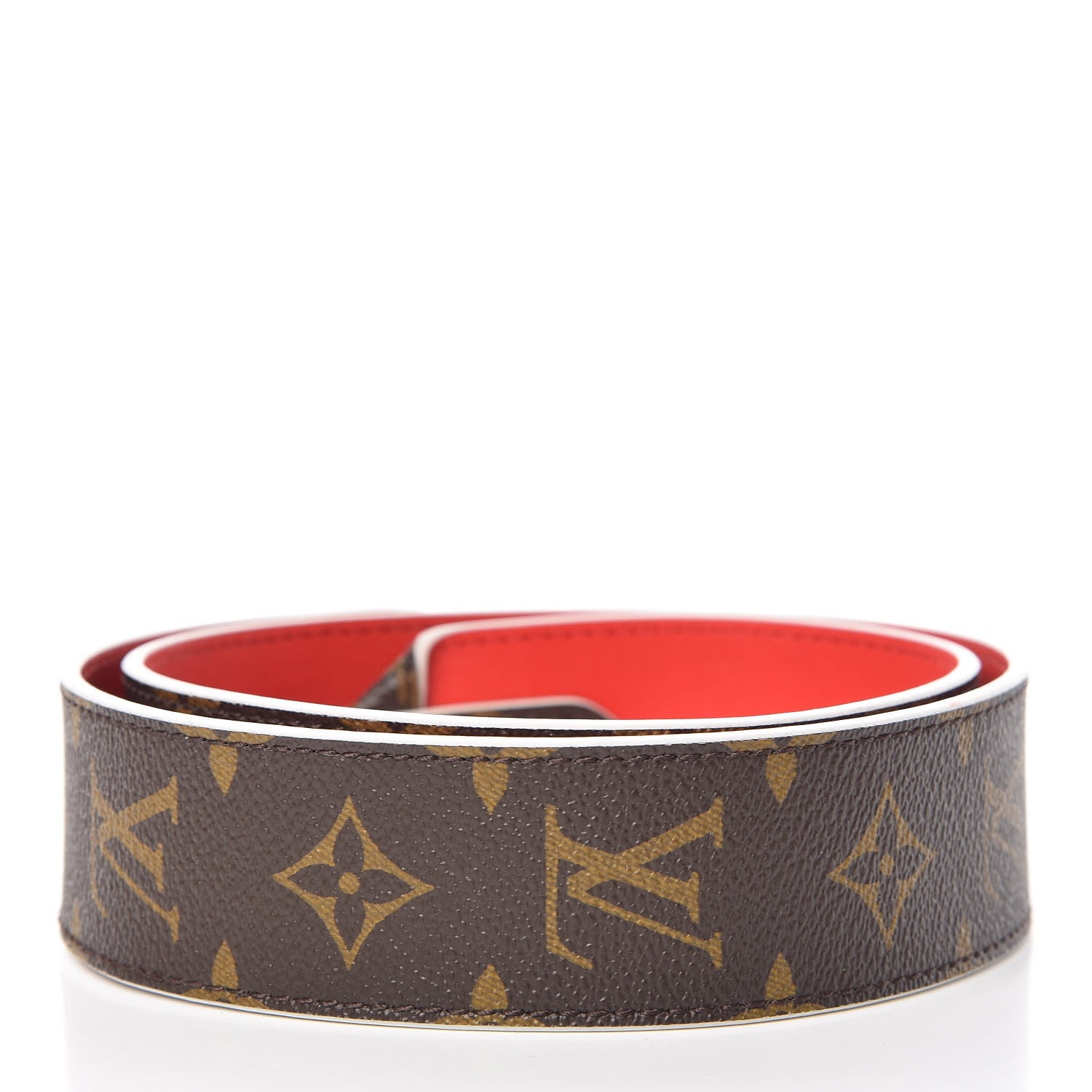 Louis Vuitton Monogram Bandouliere Shoulder Strap Red 2 of 5