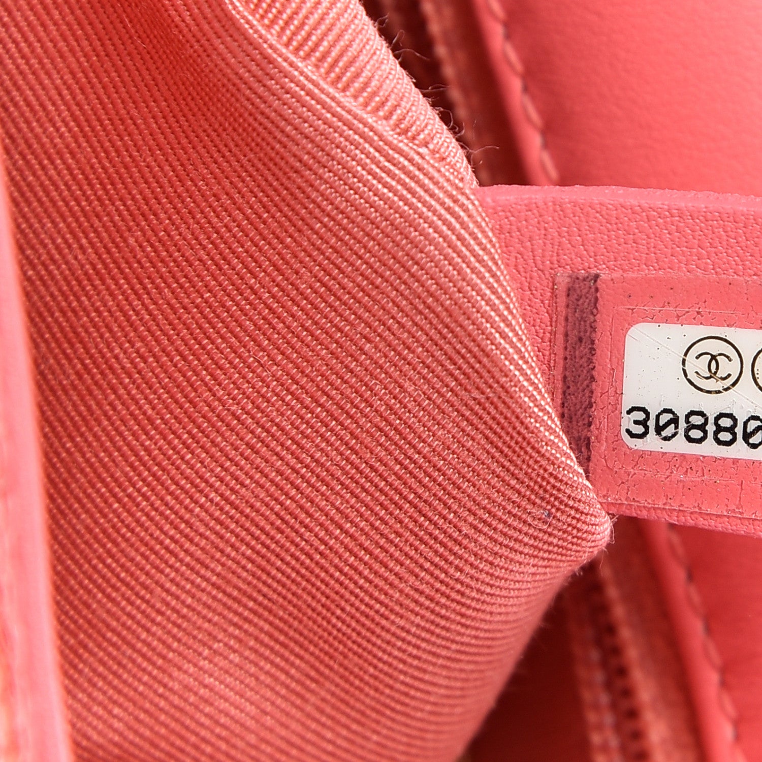 Chanel Sequin Quilted Medium Chanel 19 Flap Coral 9 of 10