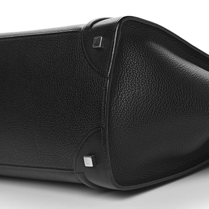 Celine Drummed Calfskin Mini Luggage Black 10 of 11