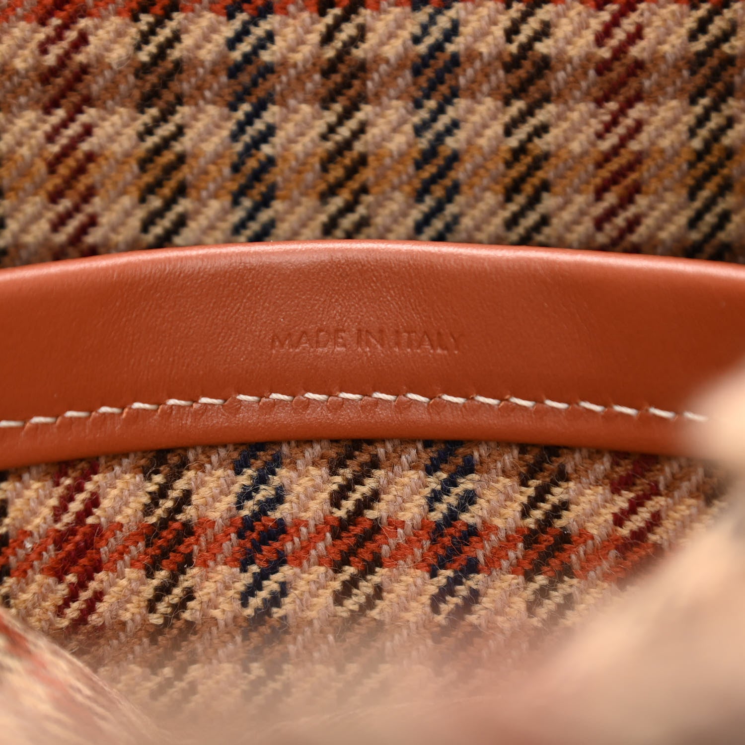 Celine Tweed Calfskin Triomphe Small Cabas Thais Multicolor 7 of 9
