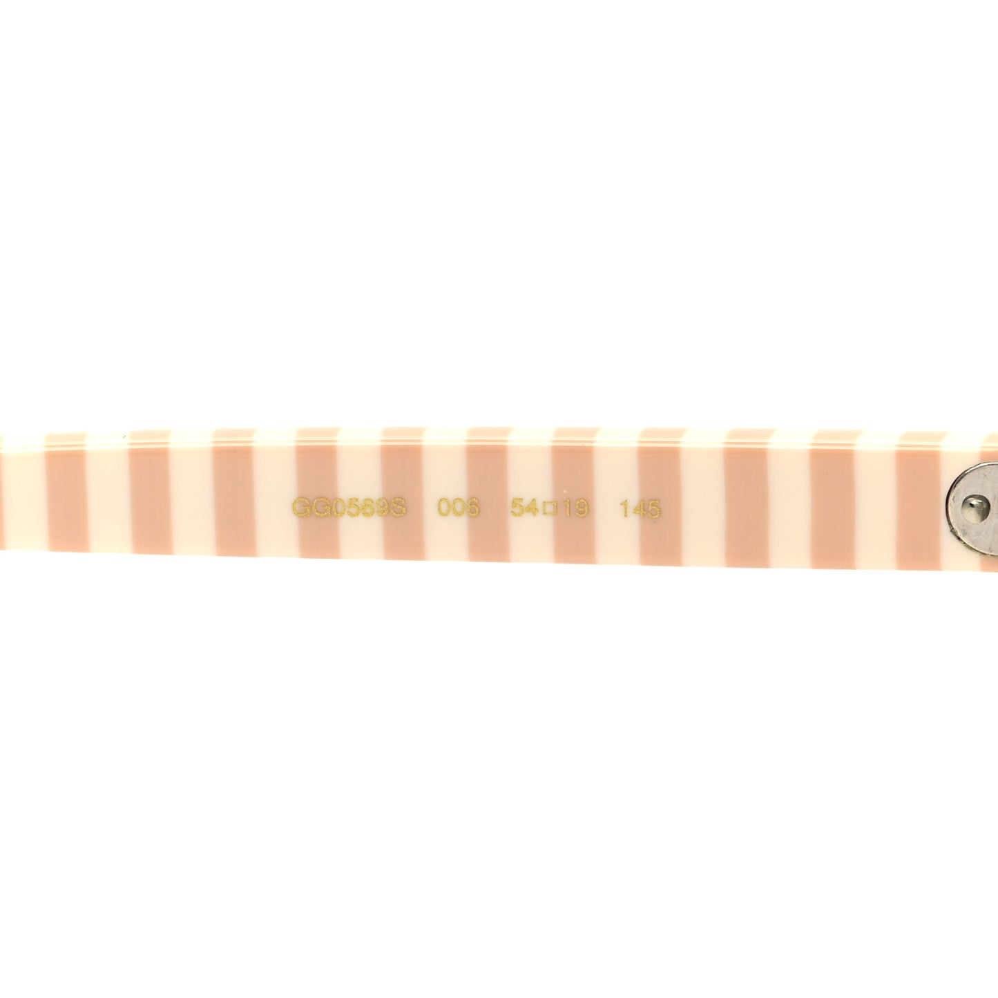 Cat Eye GG0569S Sunglasses White Pink
