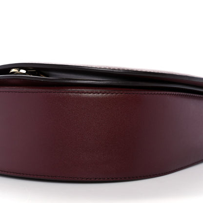 Salvatore Ferragamo Calfskin Small Vela Flap Bag Wine 7 of 7