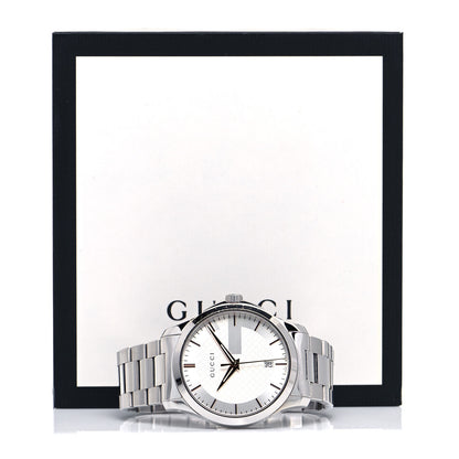 Gucci Stainless Steel 38mm G-Timeless Quartz Watch 5 of 5