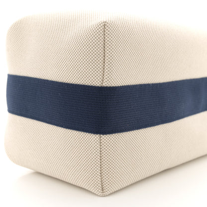 Hermes Canvas Large Bride-A-Brac Cabriole Case gris perle 9 of 10