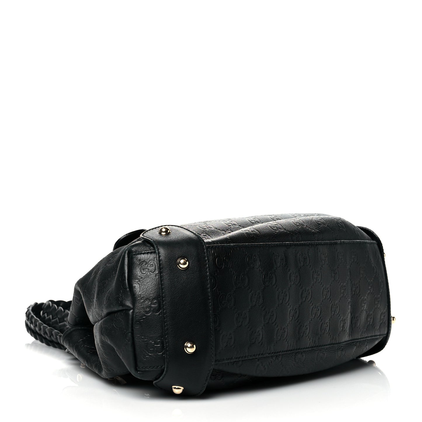 Guccissima Small Pelham Shoulder Bag Black