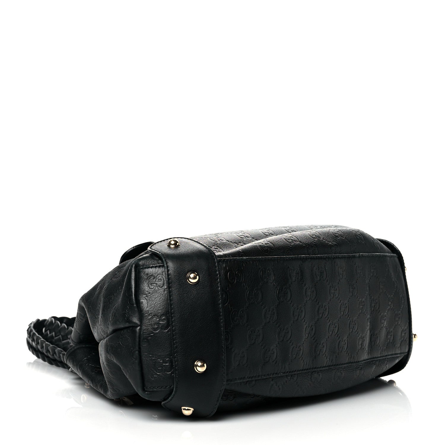 Gucci Guccissima Small Pelham Shoulder Bag Black 4 of 11