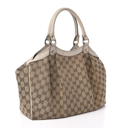 Gucci Monogram Medium Sukey Tote Off White 3 of 12