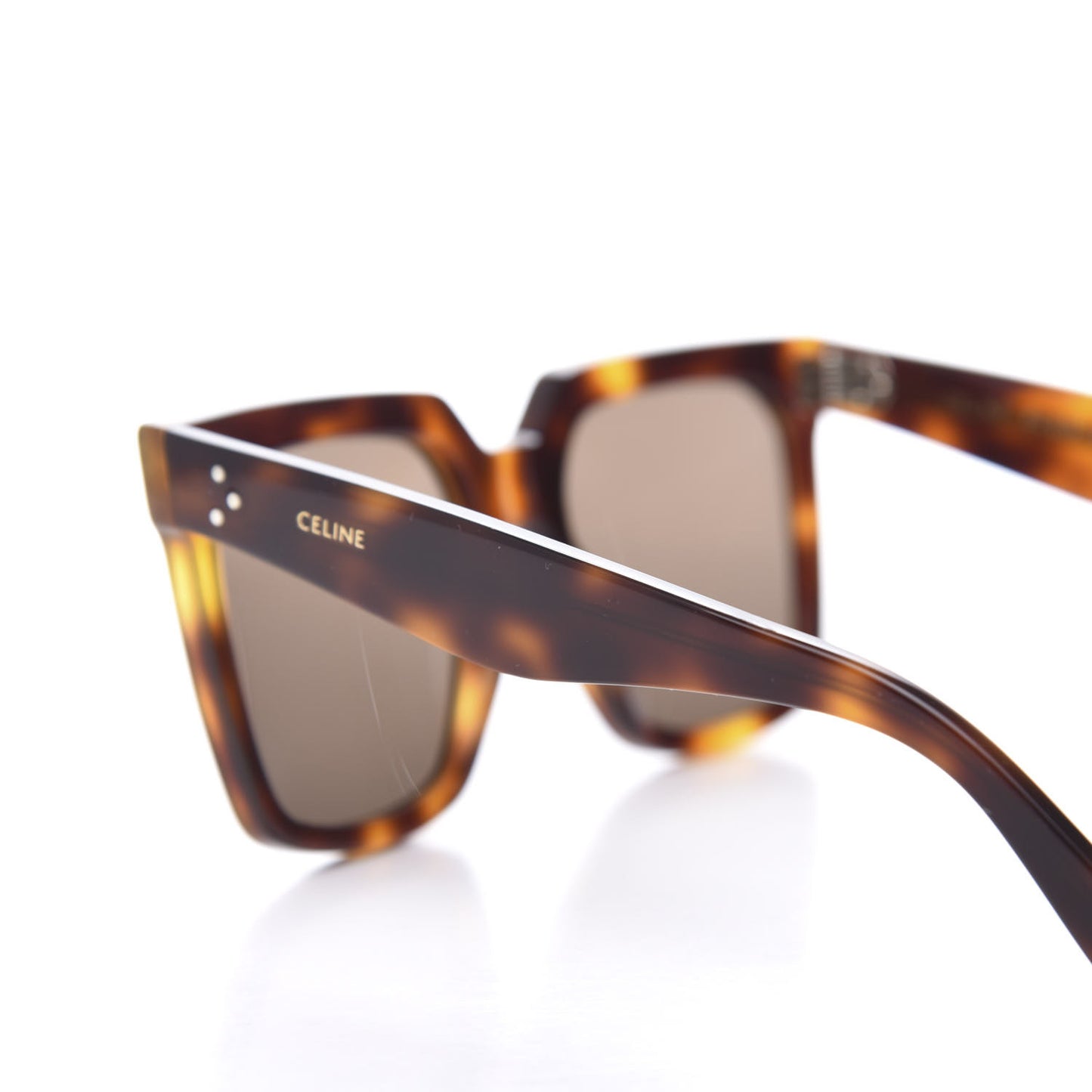 Acetate Polarized Square Sunglasses CL4055 Havana