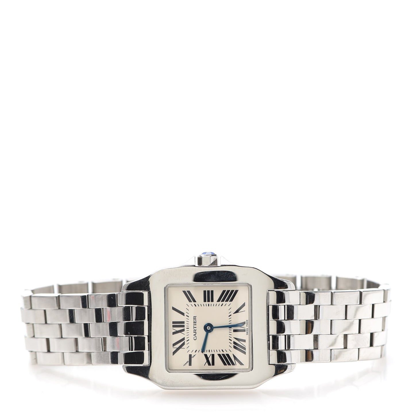 Stainless Steel 26mm Santos Demoiselle Quartz Watch