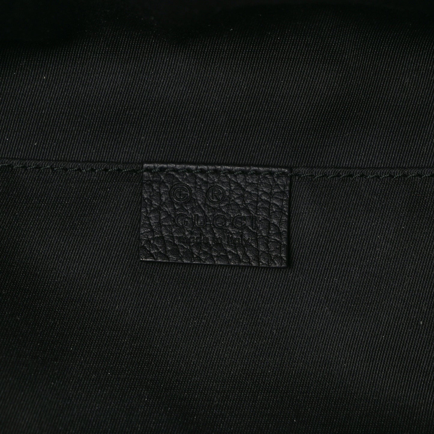 Nylon Monogram Fanny Pack Belt Bag Black